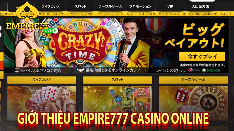 Giới thiệu Empire777 CASINO ONLINE